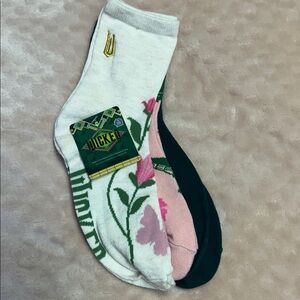 Whimsical “Wicked “ 3 pack comfy ankle socks